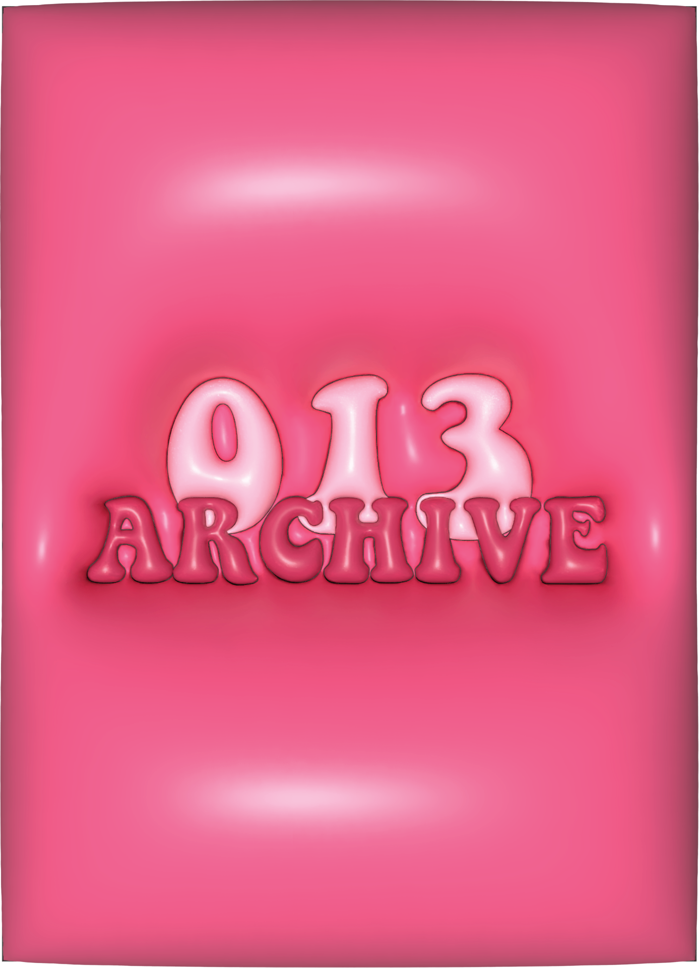013 Archive, a photo book cover and brand system
